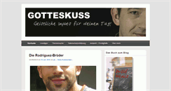 Desktop Screenshot of gotteskuss.ch